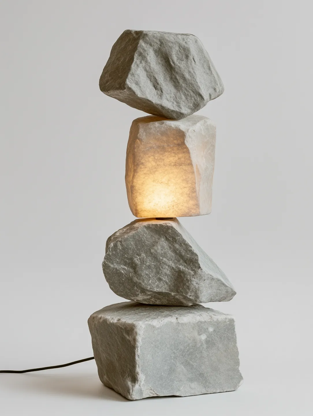 stone lamp