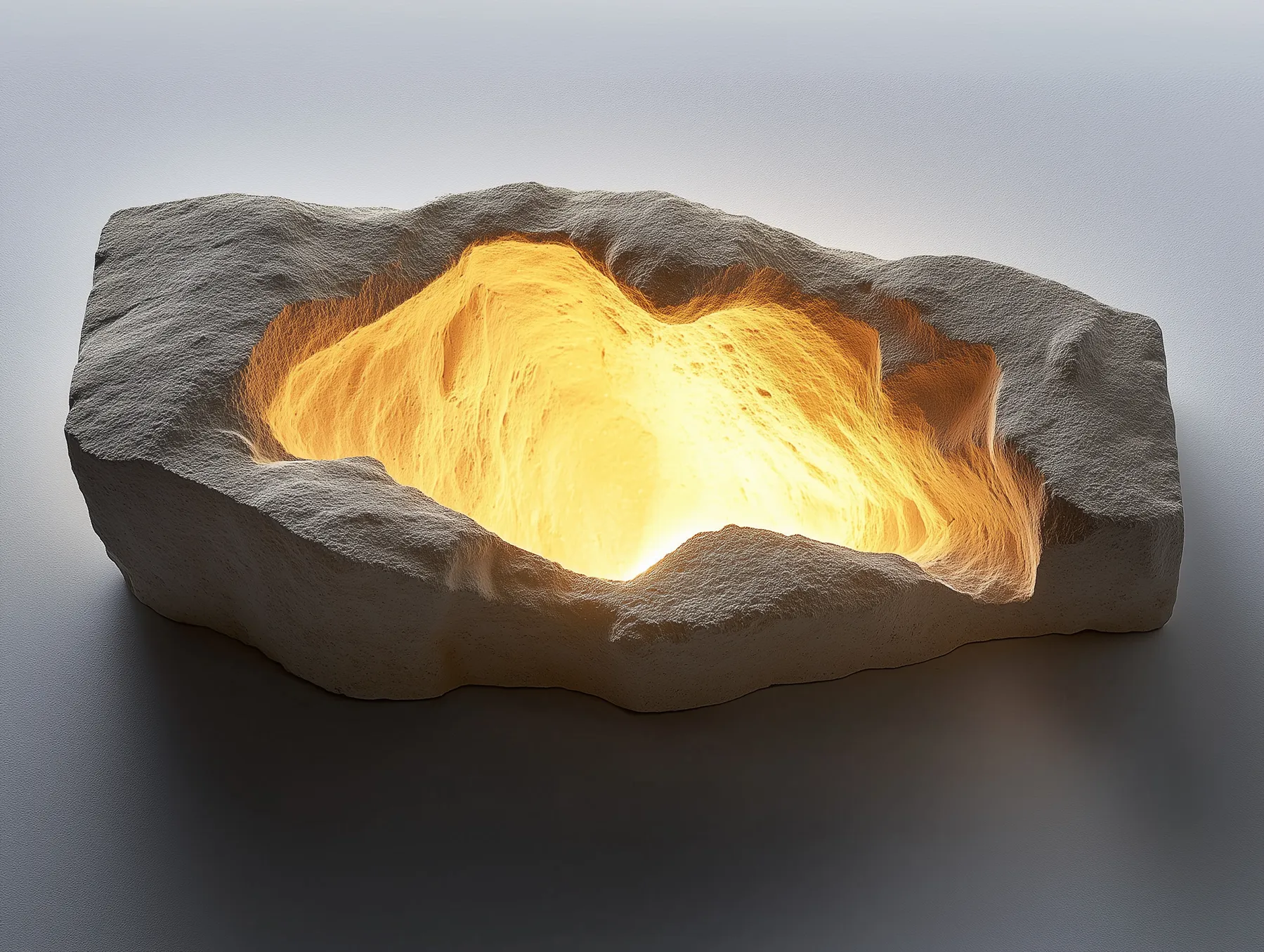 stone lamp