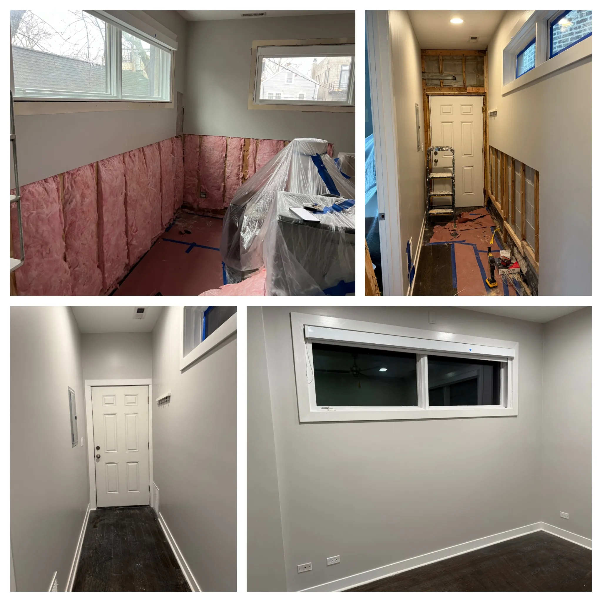 Professional drywall repair and insulation replacement in Lisle IL.