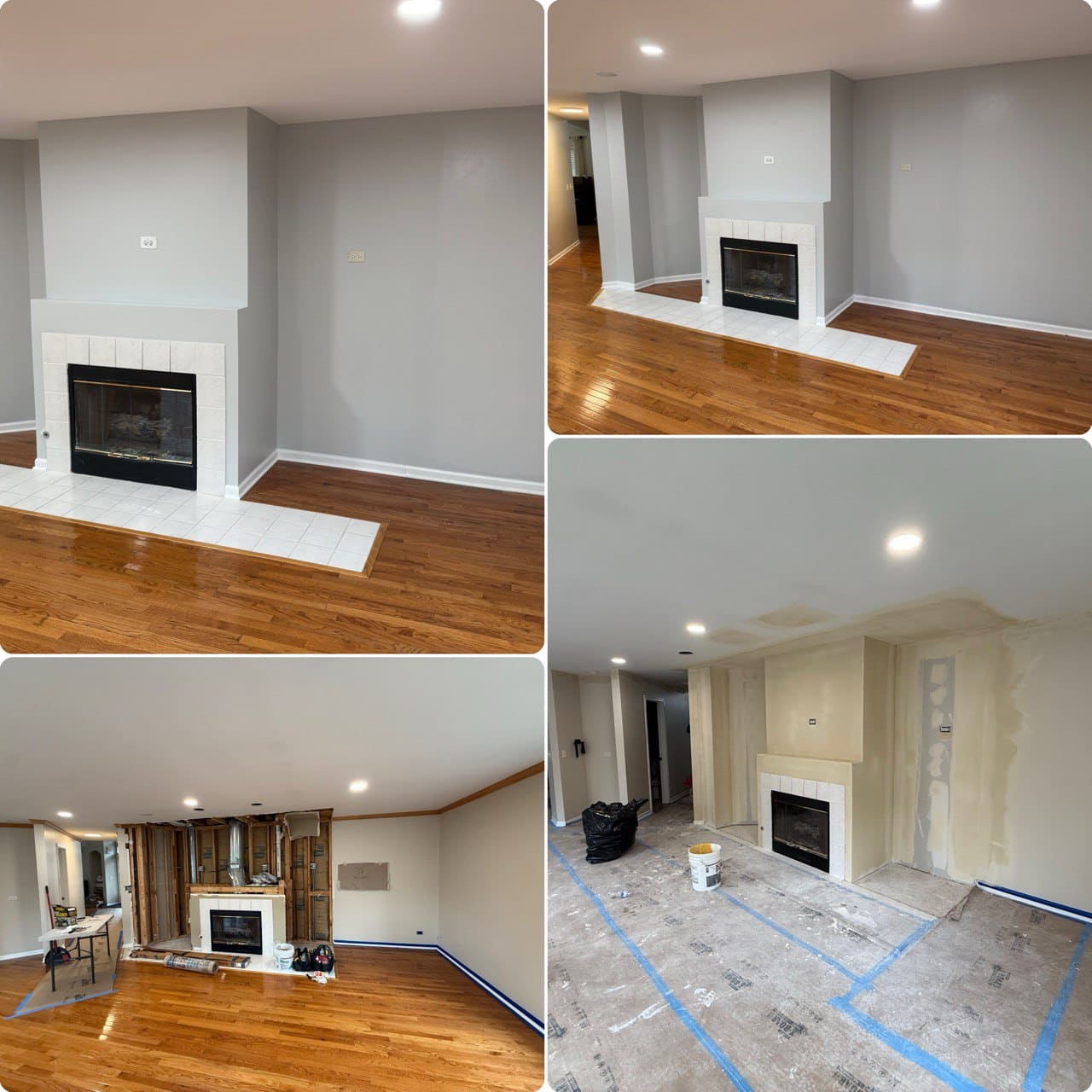 fireplace-remodel-progress-framing