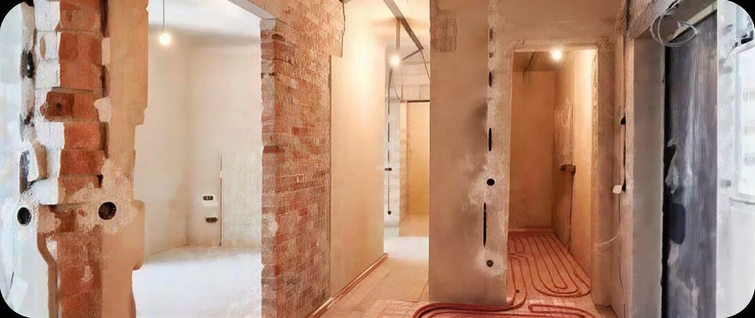 Innenausbau während einer Renovation