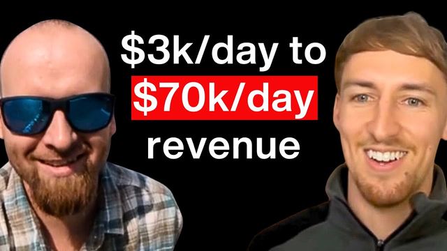Thumbnail for the video Ecom Brand: From $3k/day to $70k/day in 7 Months with Facebook Ads