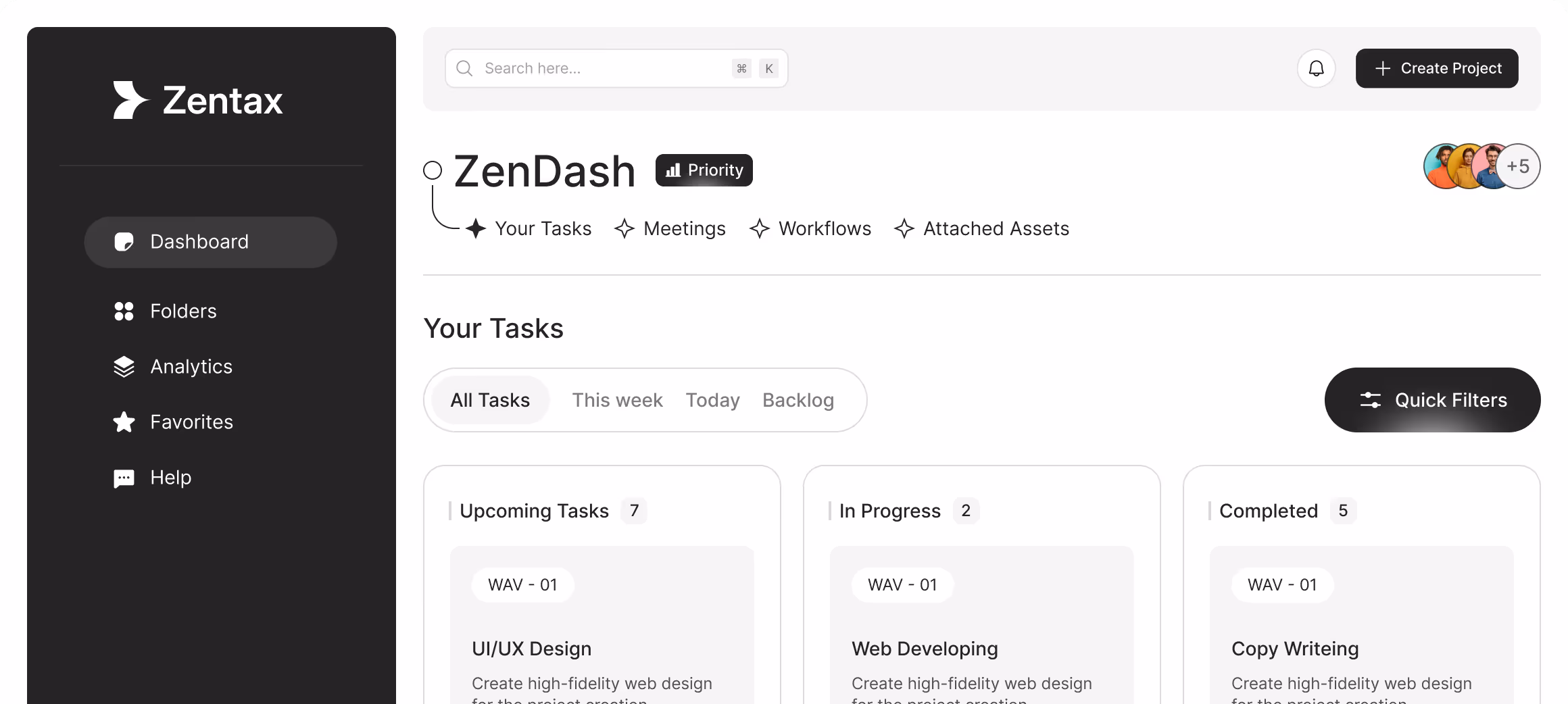 A Hero Dashboard Image