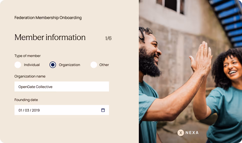 EasySend digital process for NGO and Nonprofit org