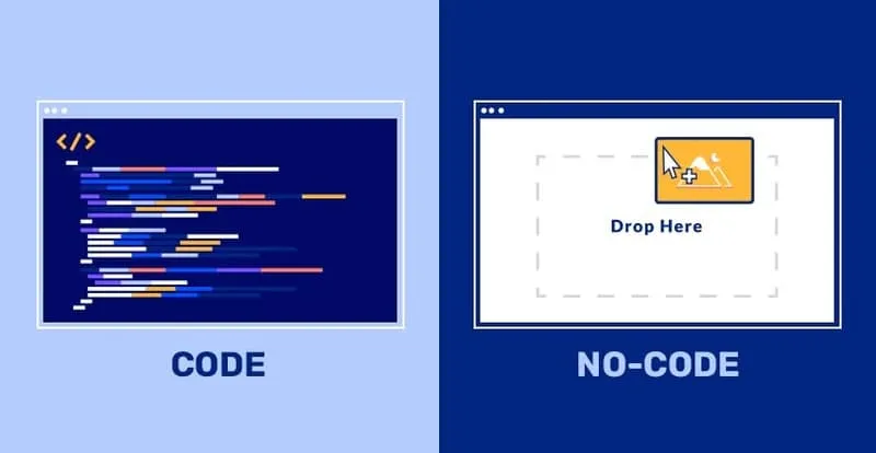 No-code platform vs coding from scratch | EasySend blog