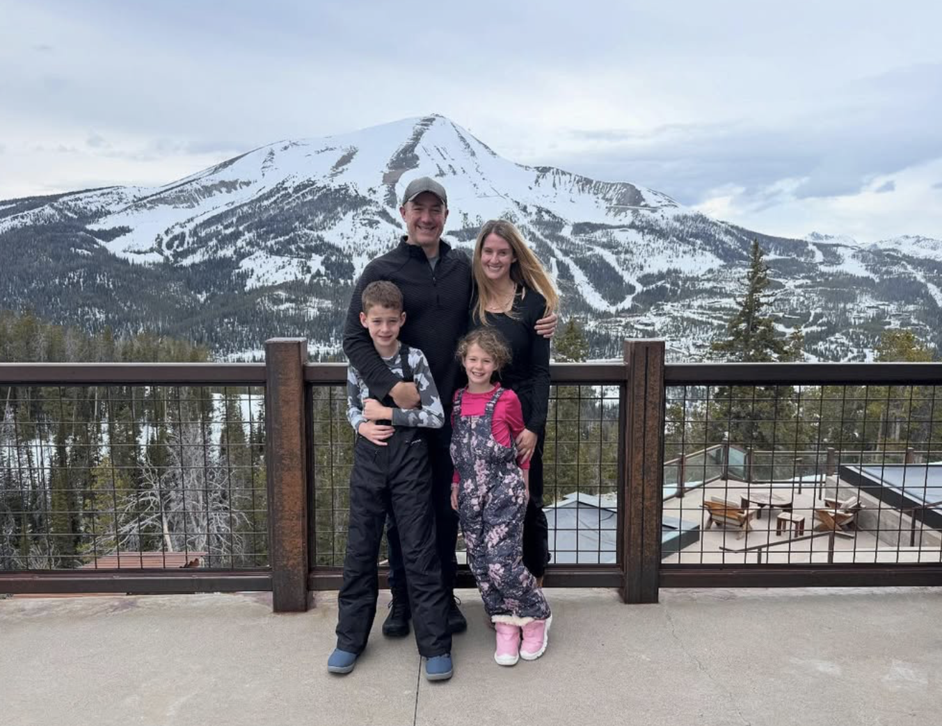 Julia Richter and family