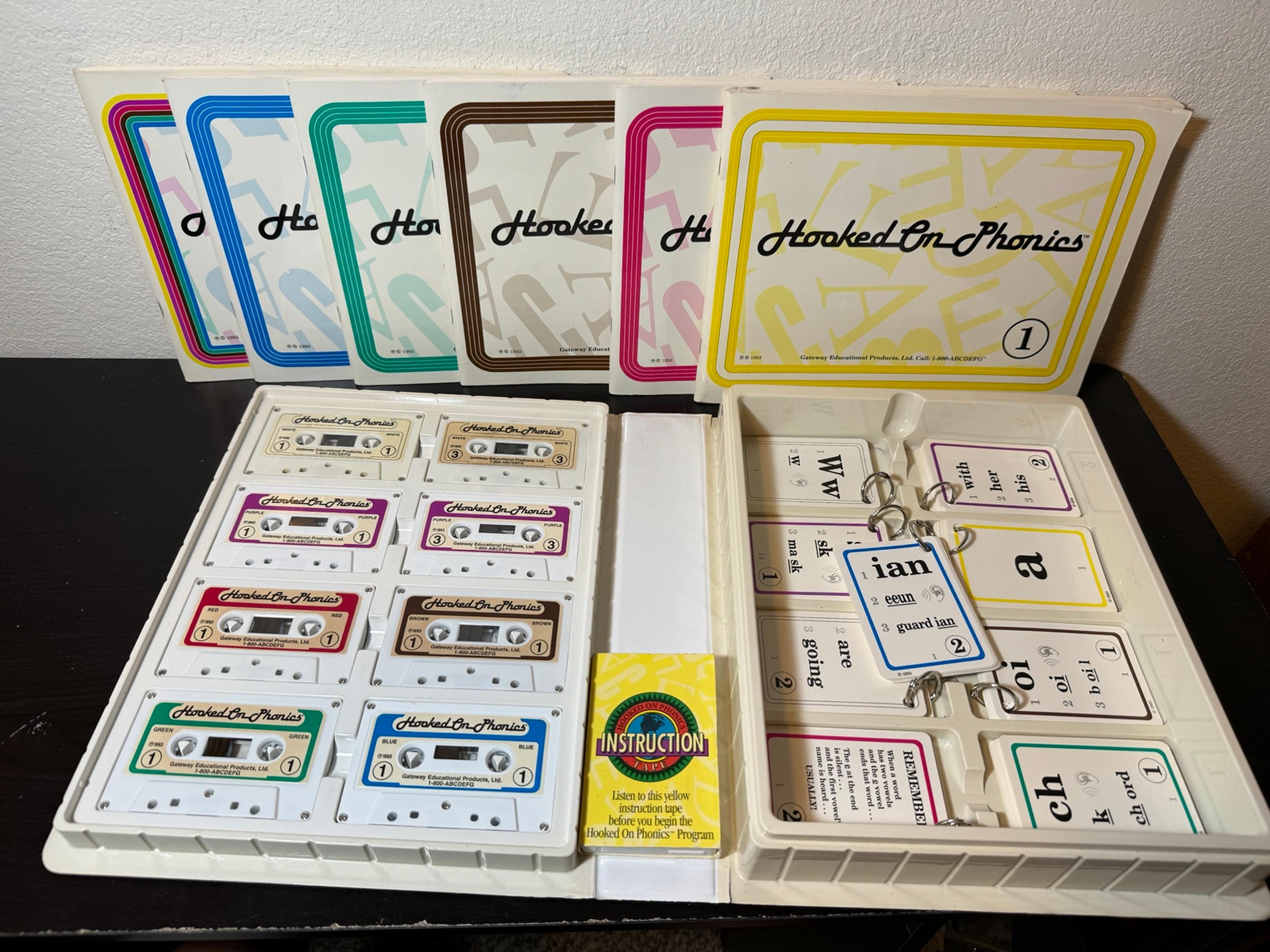 Hooked on Phonics 90s cassettes