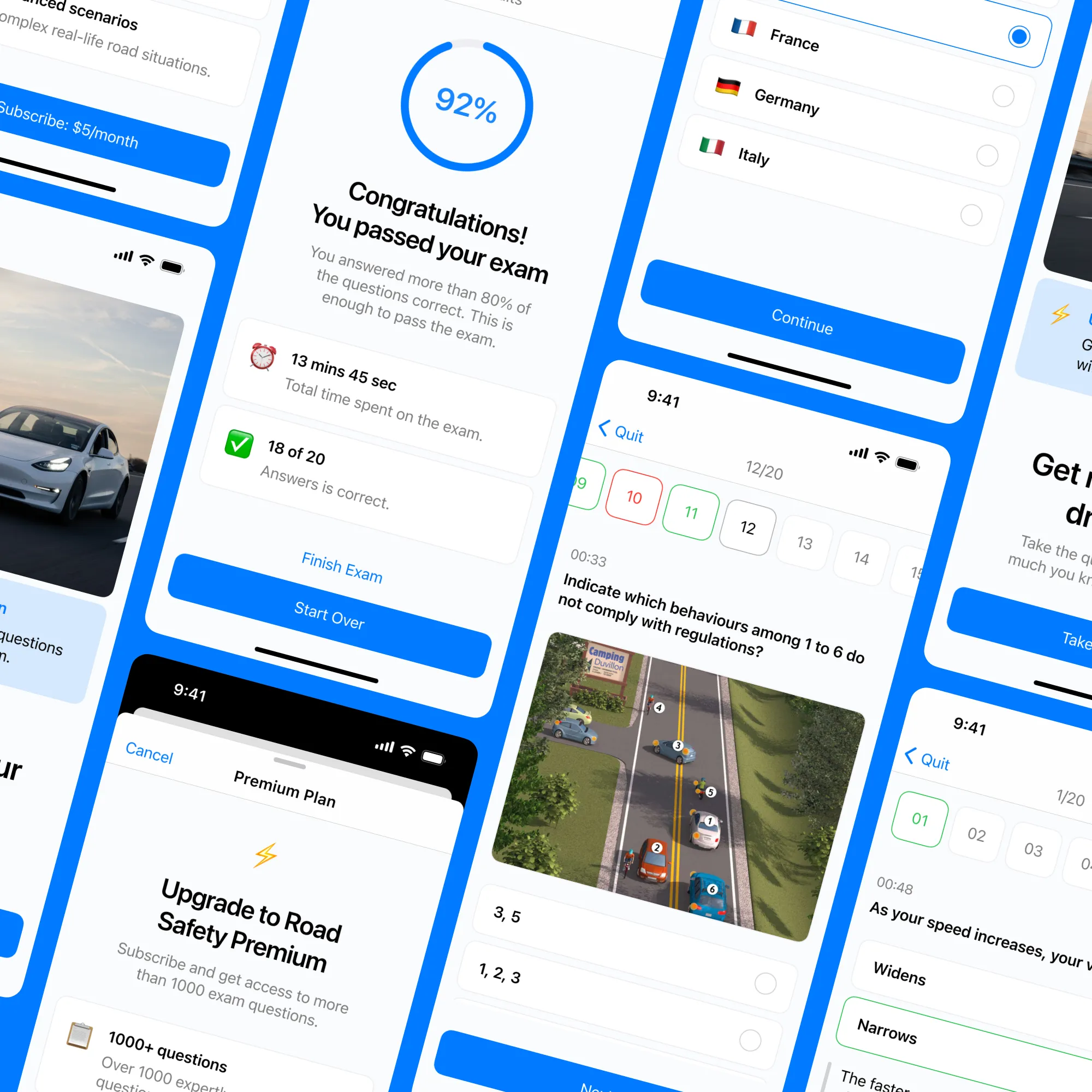 Mobile app layout perspective