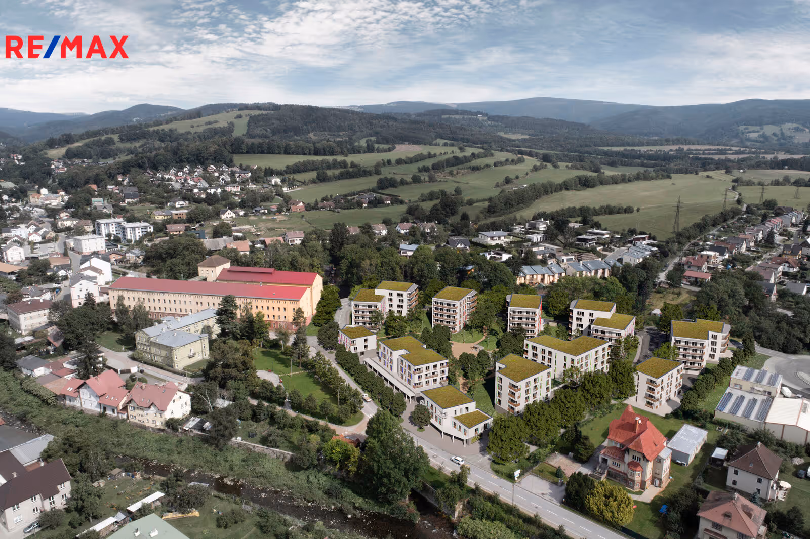 Bydlení v Krkonoších vizualizace