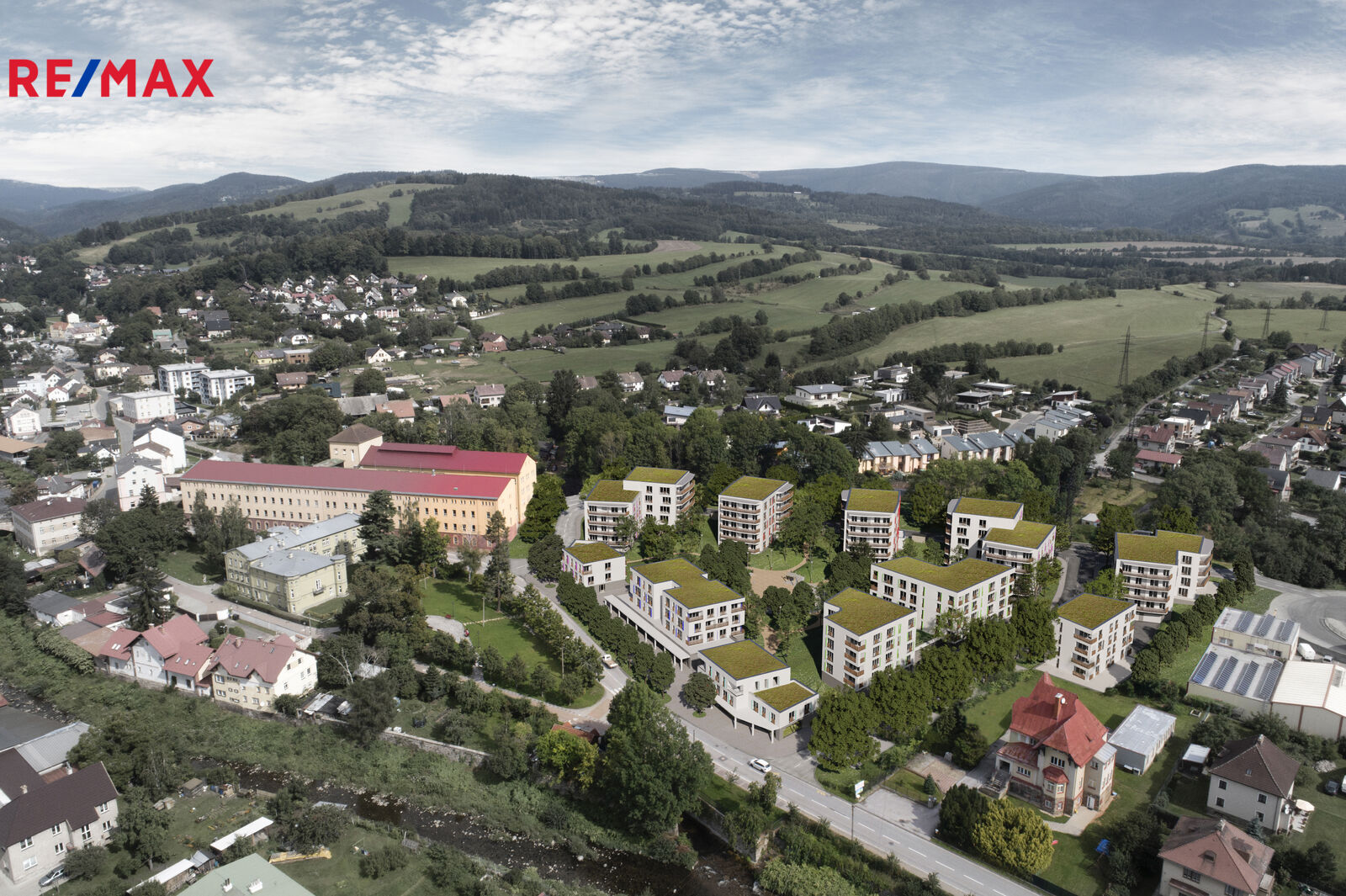 Bydlení v Krkonoších vizualizace