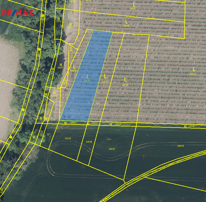 Prodej zemědělského pozemku, 3165 m2, Radovesice