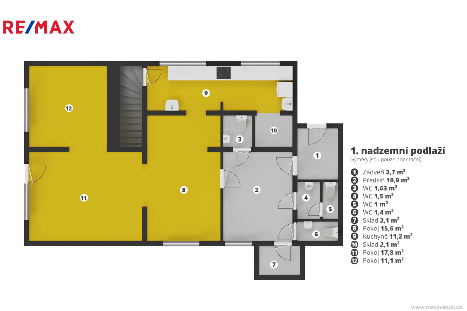 2D půdorys přízemí