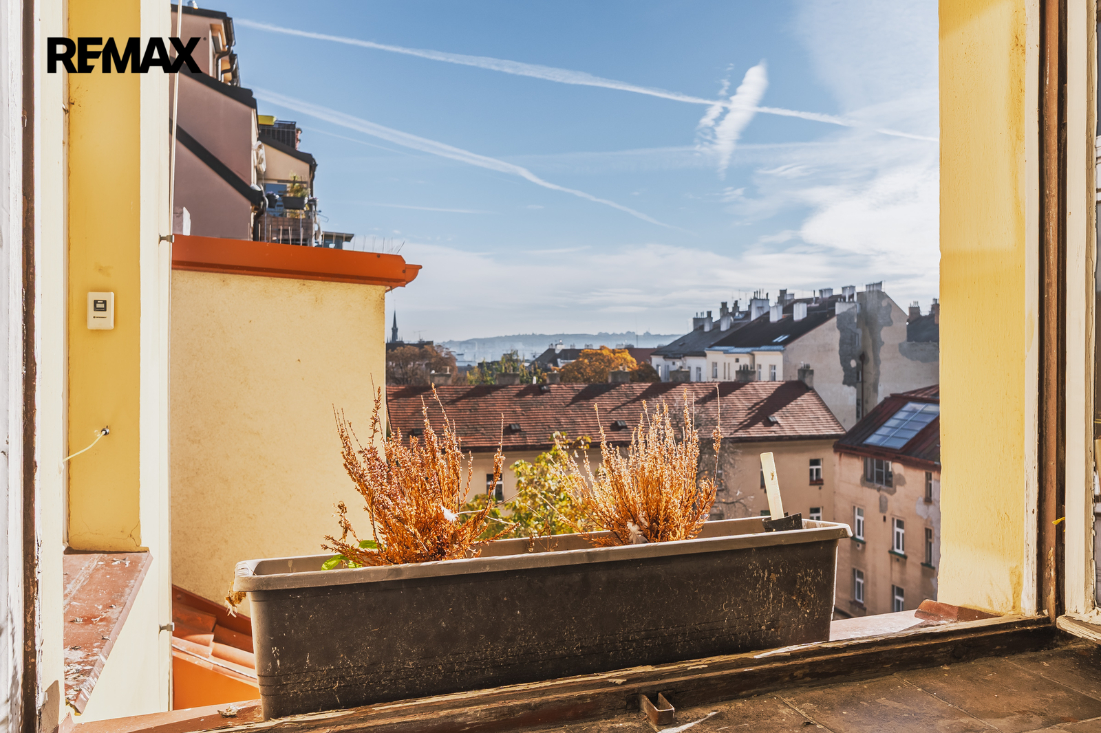 POHLED Z OKNA