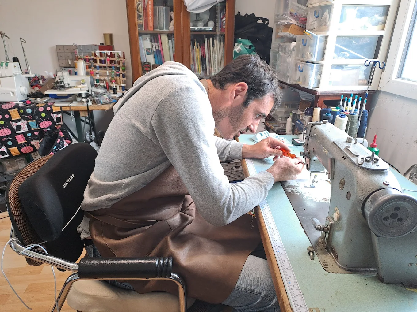 Réparation d'une machine à coudre