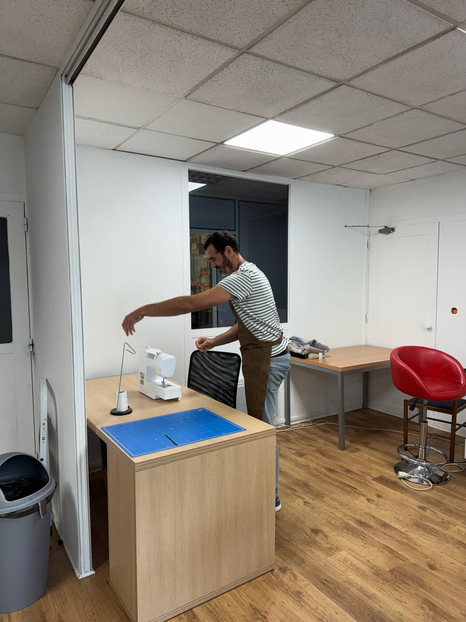 Enlévement de machine