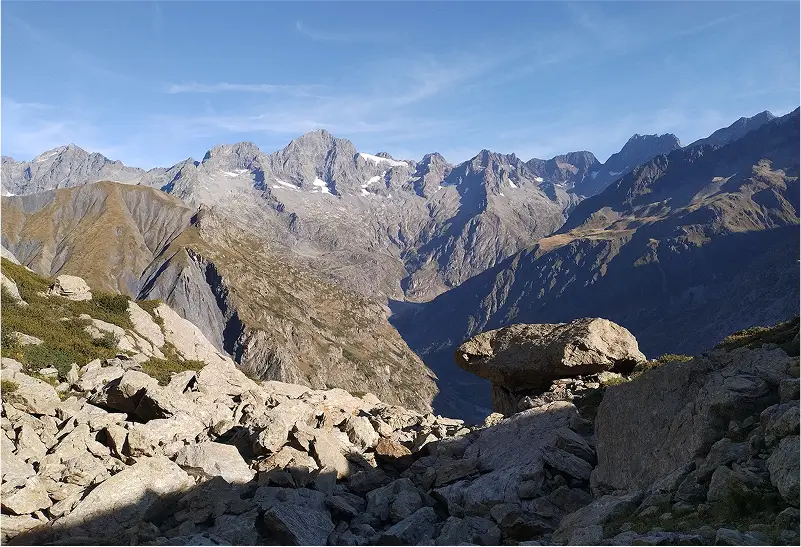 Uitzicht op de Pyreneeën