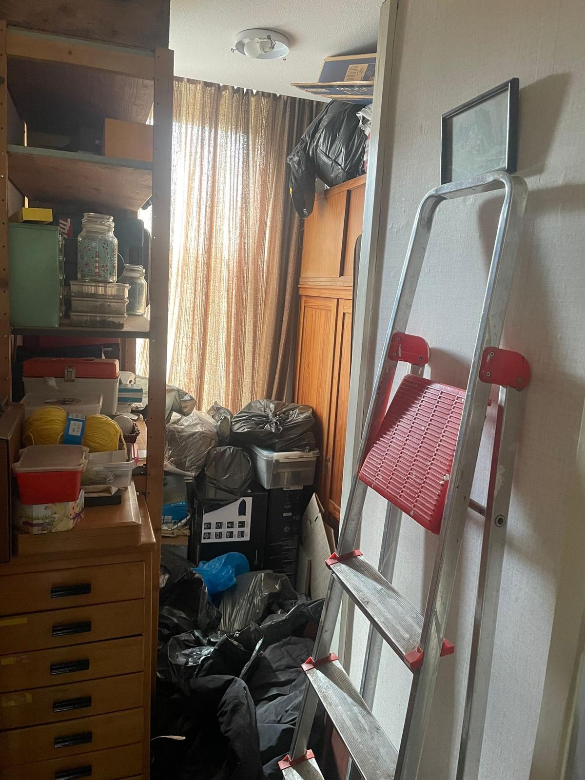 Volle kamer voor een ontruiming