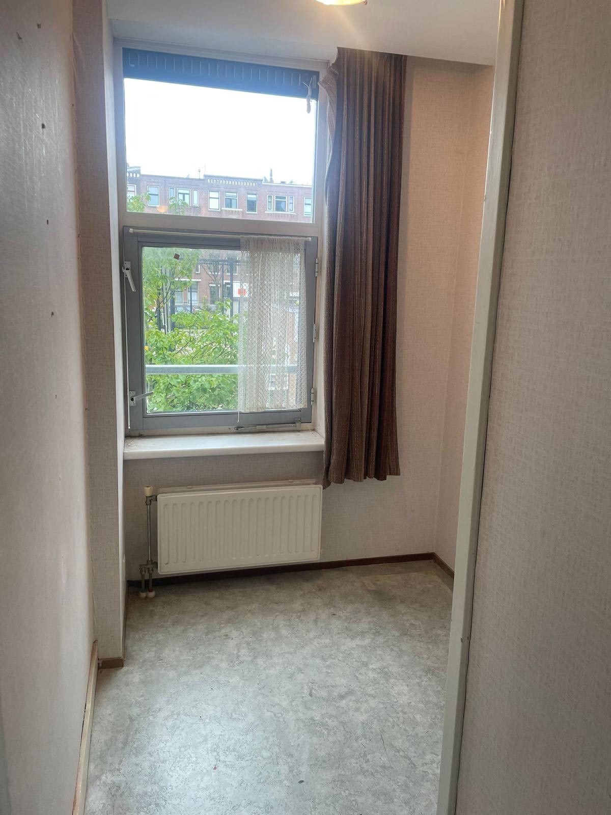Lege kamer na een ontruiming