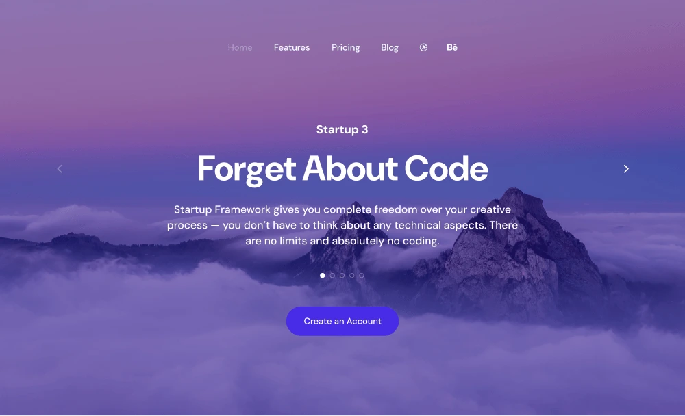 Startup Landing Page