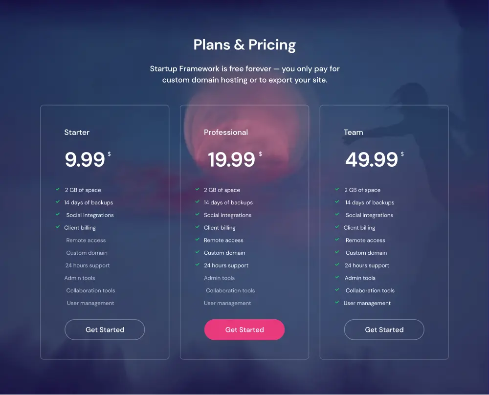 Plans & Pricing Image