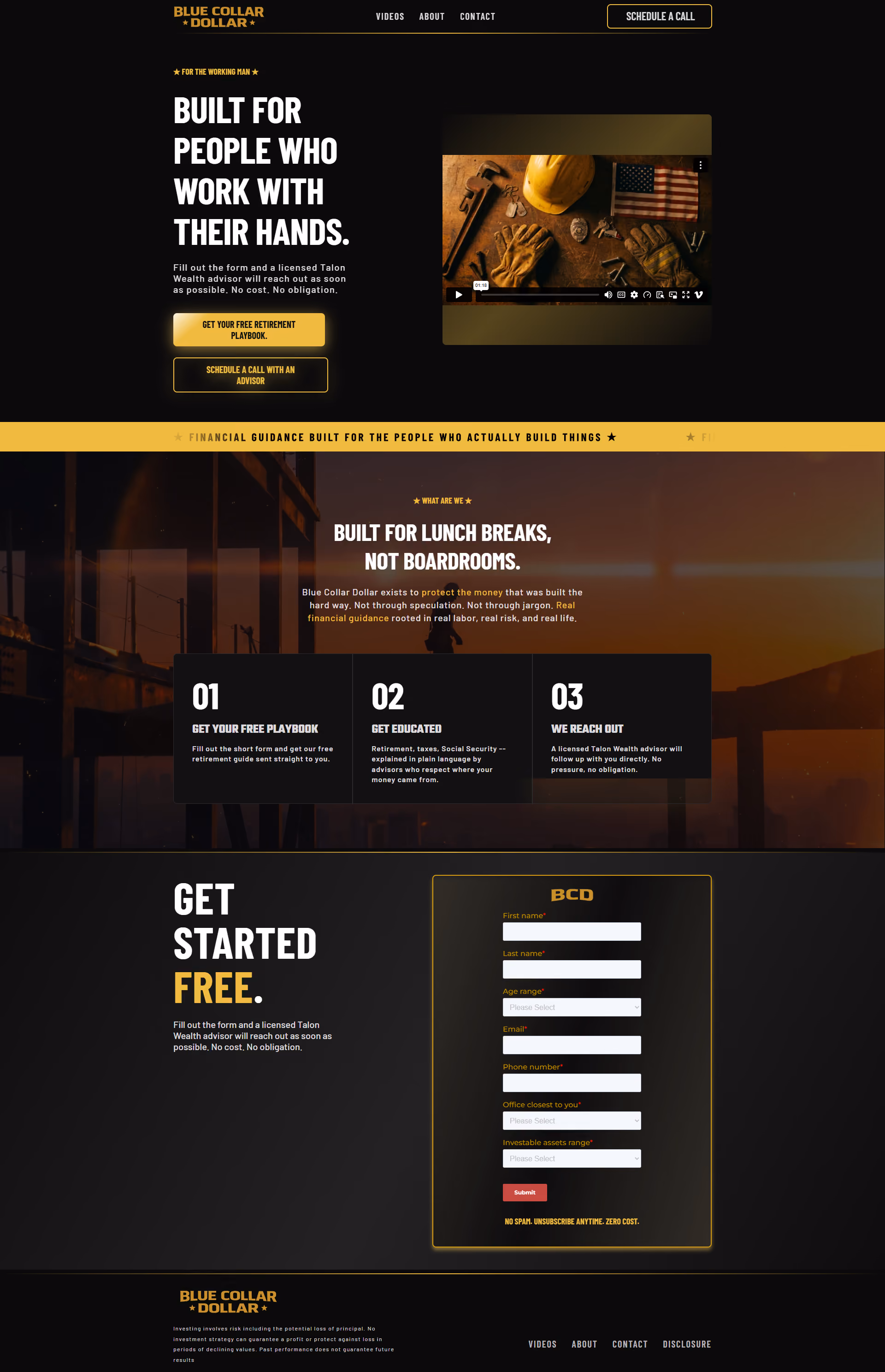 scroll website project