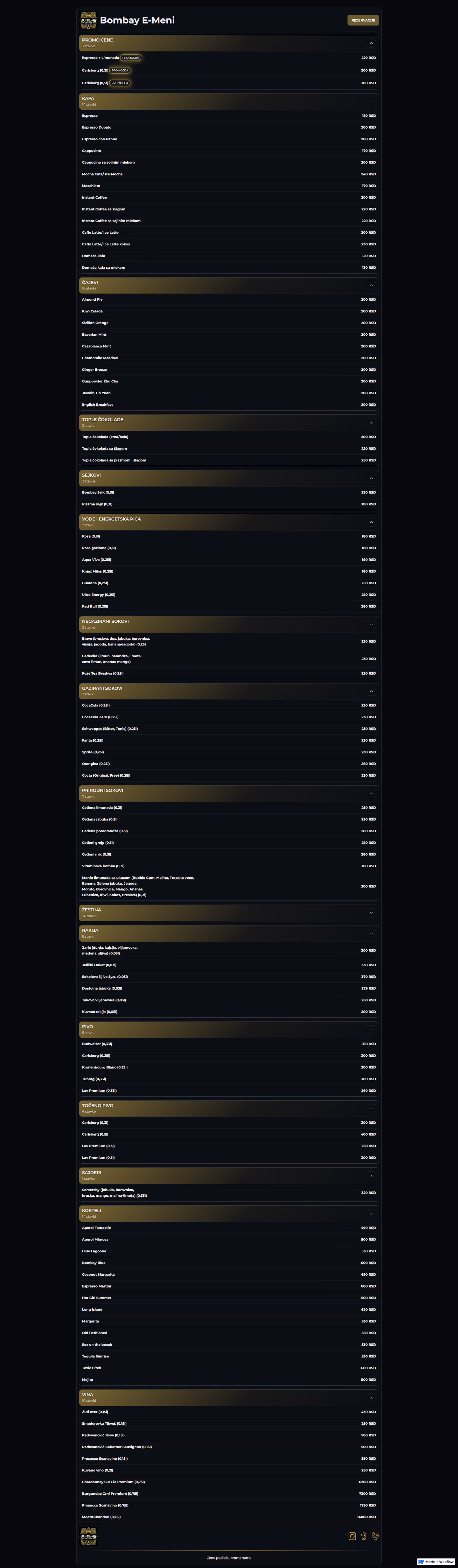 scroll website project