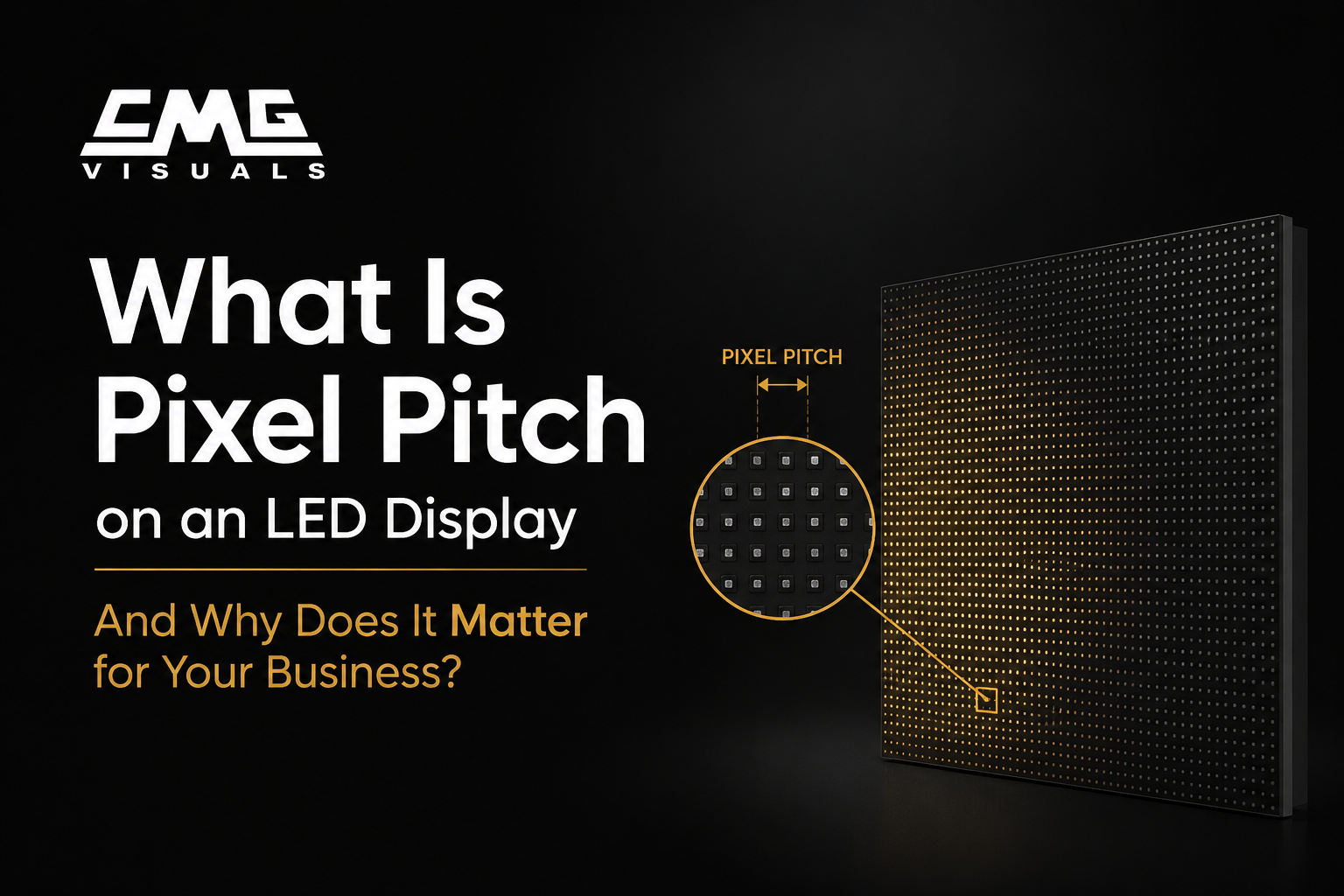 Pixel Pitch on an LED Display