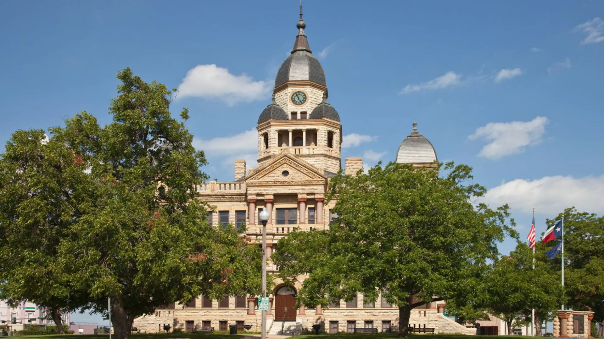 Denton county courthouse on the square
