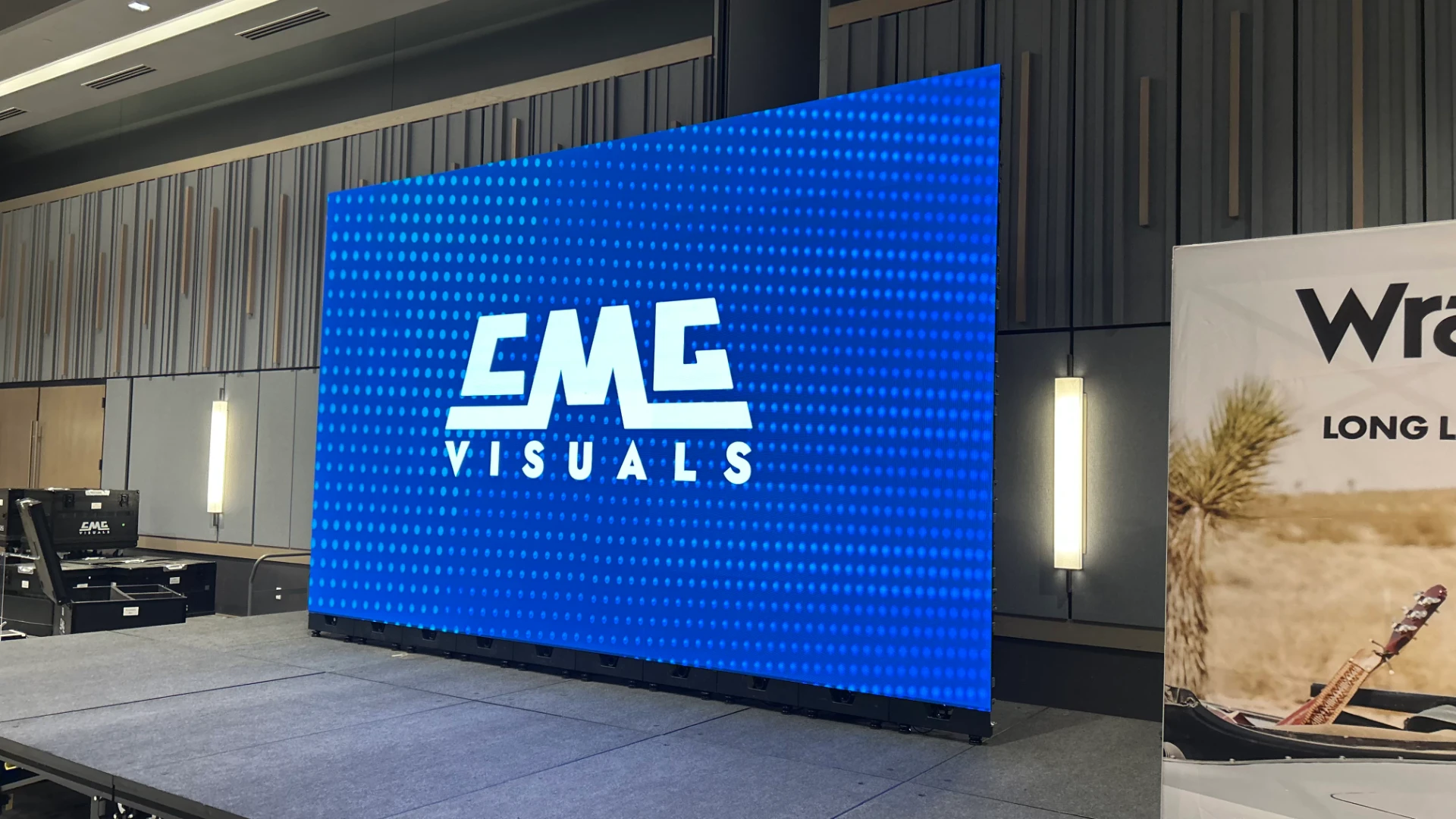 Event stage LED video wall by CMG Visuals at COWGIRL Magazine