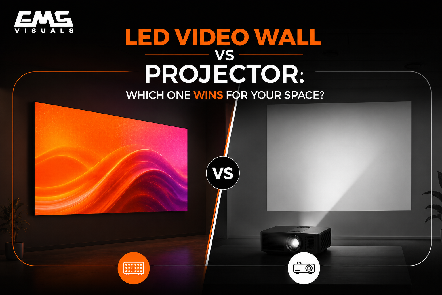 LED Video Wall vs Projector