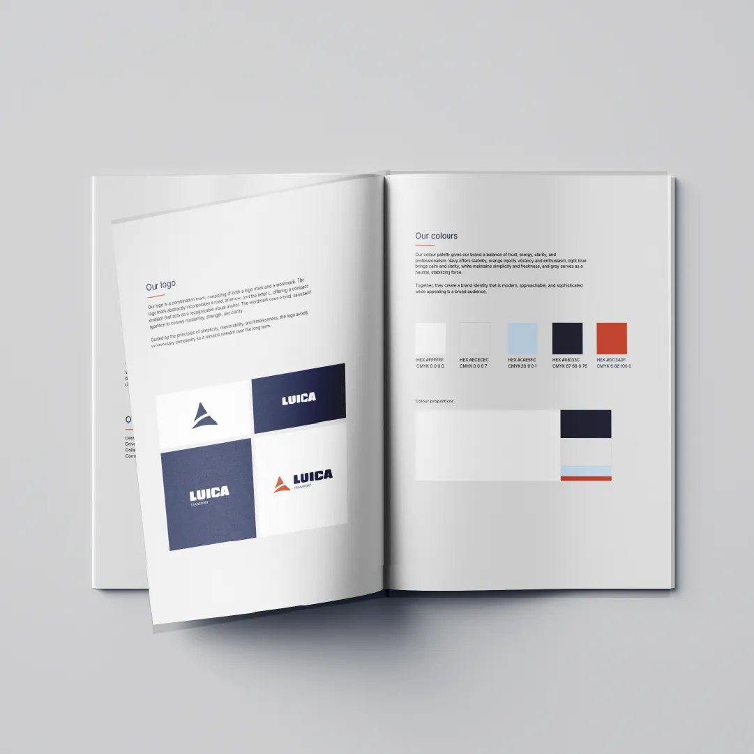 Luica Transport brand design