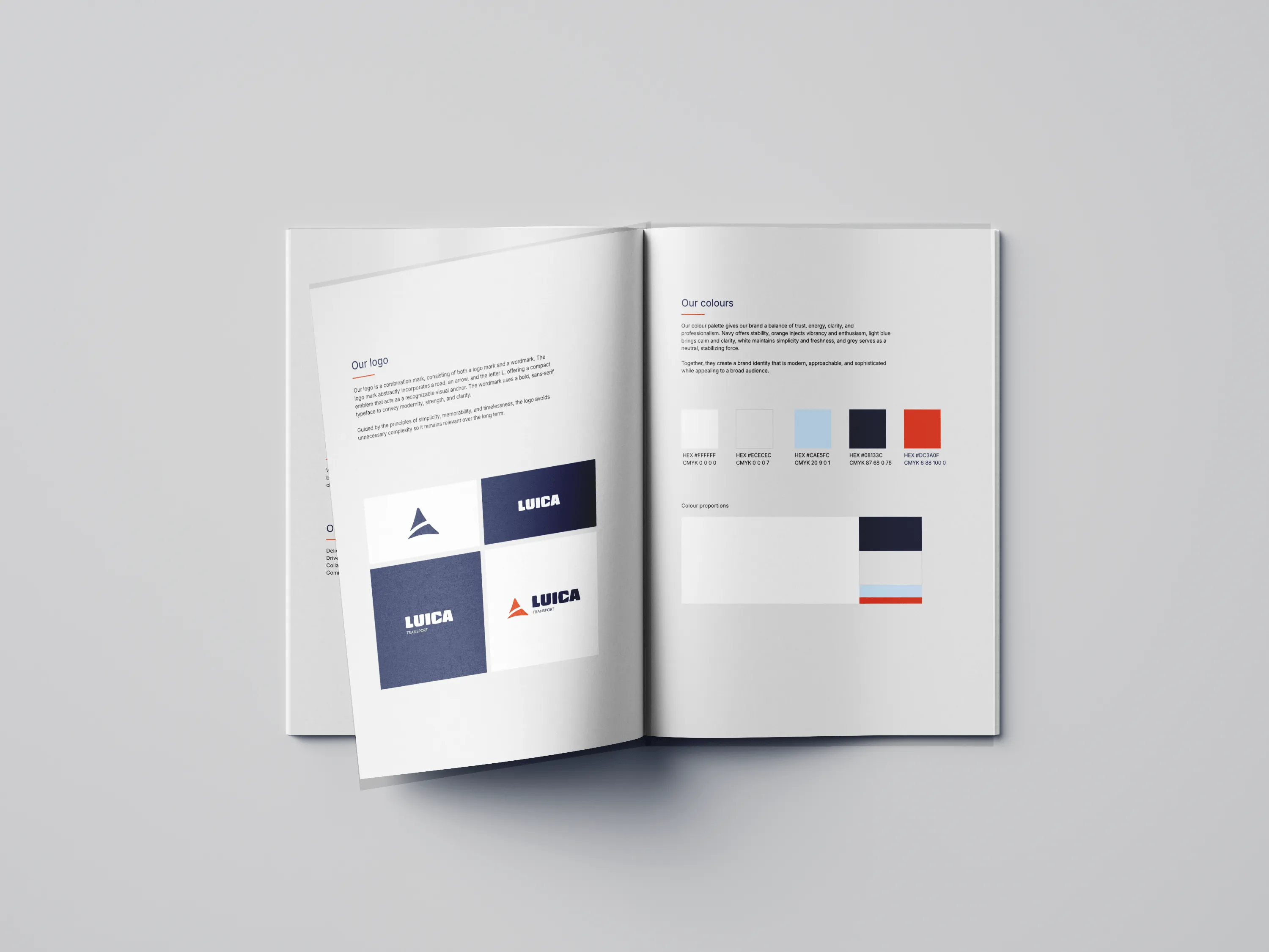 Brand guidelines design