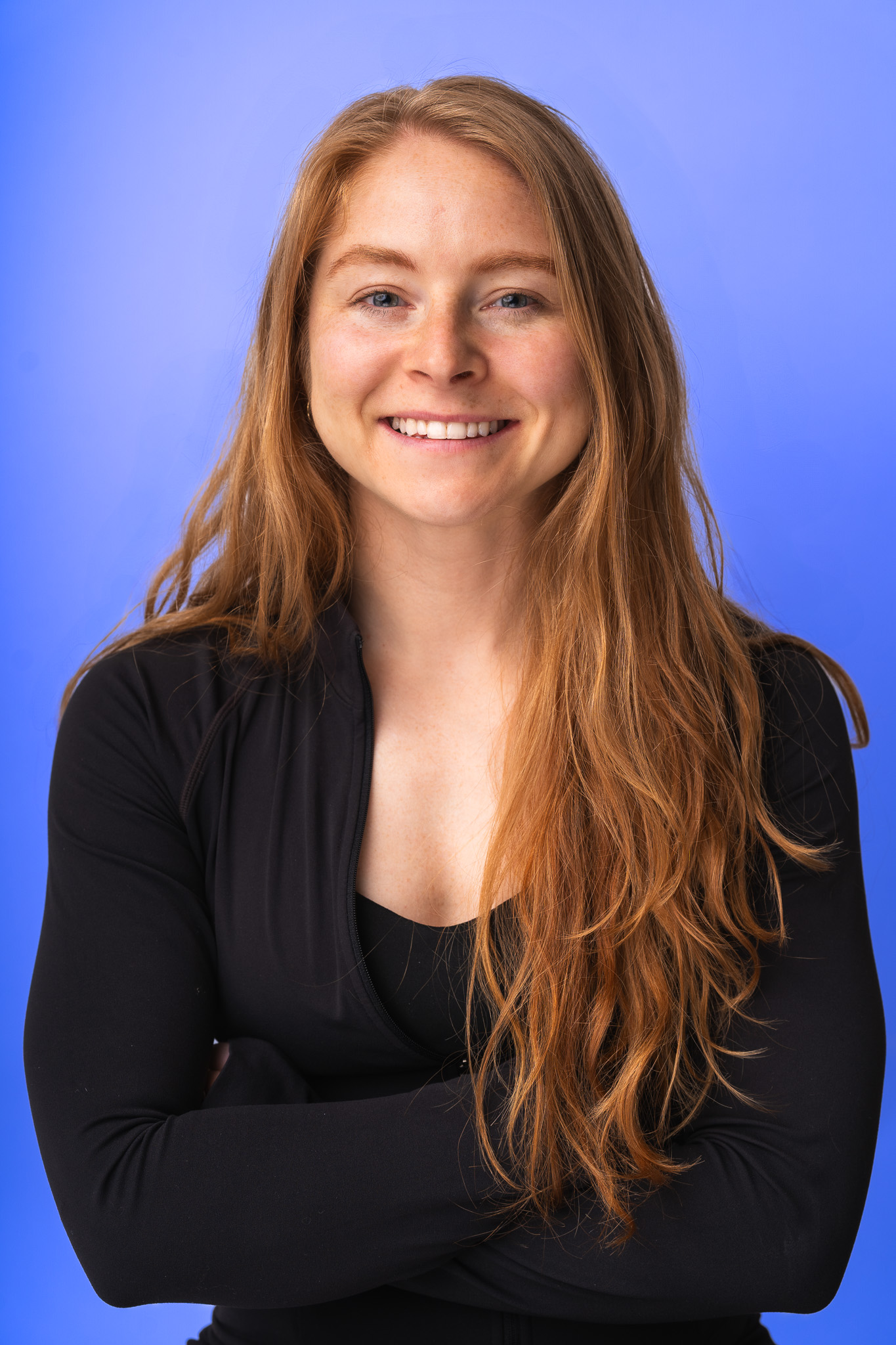 Personal trainer posing for professional headshot