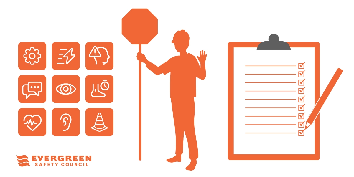 Evergreen Safety Council flagger physical requirements