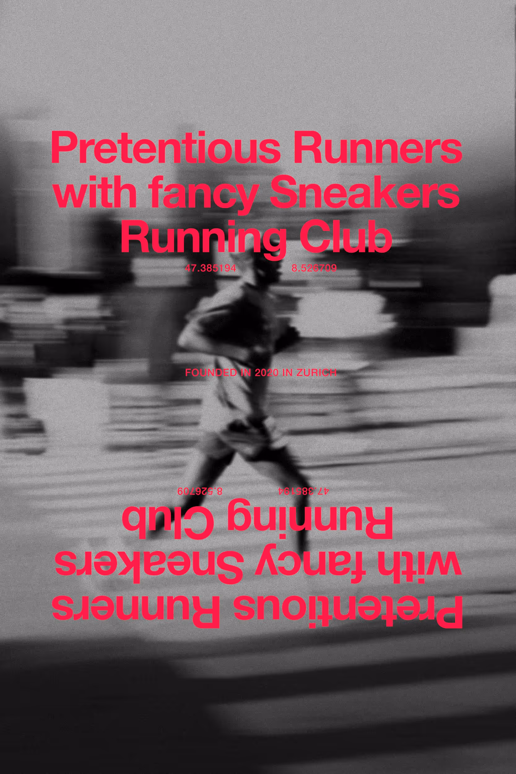 Collective Agency creating a high-end social media visual for a Zurich-based digital performance project.
