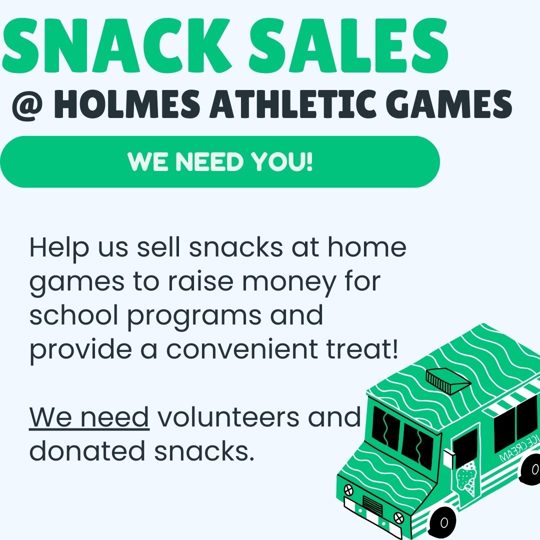 Snack sales at Holmes games