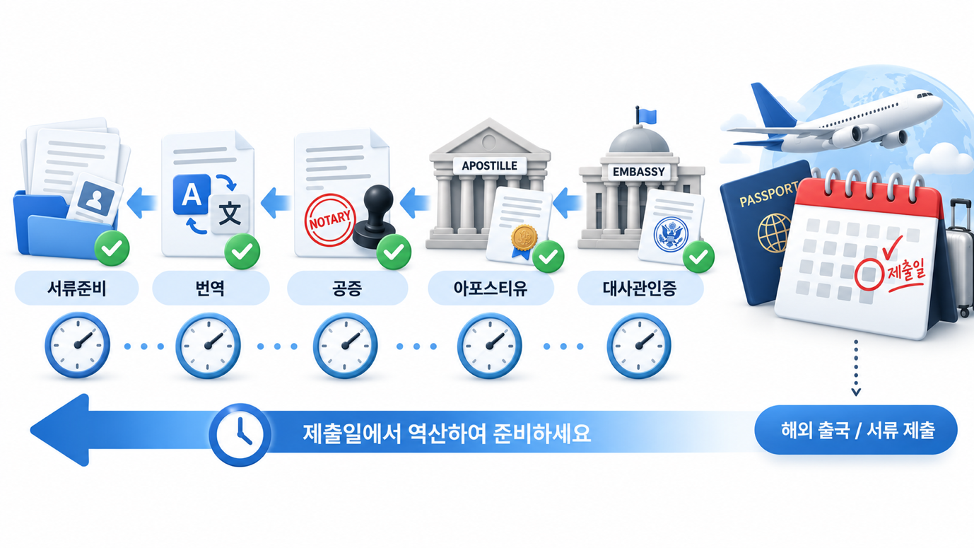 급행보다 확실한 방법 — 일정 역산과 요건 사전 확인