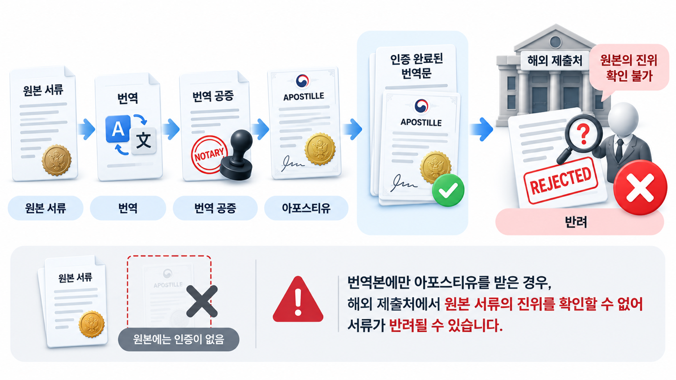 원본에도 인증이 필요한 이유 — 원본 진위와 번역 공증을 함께 확인