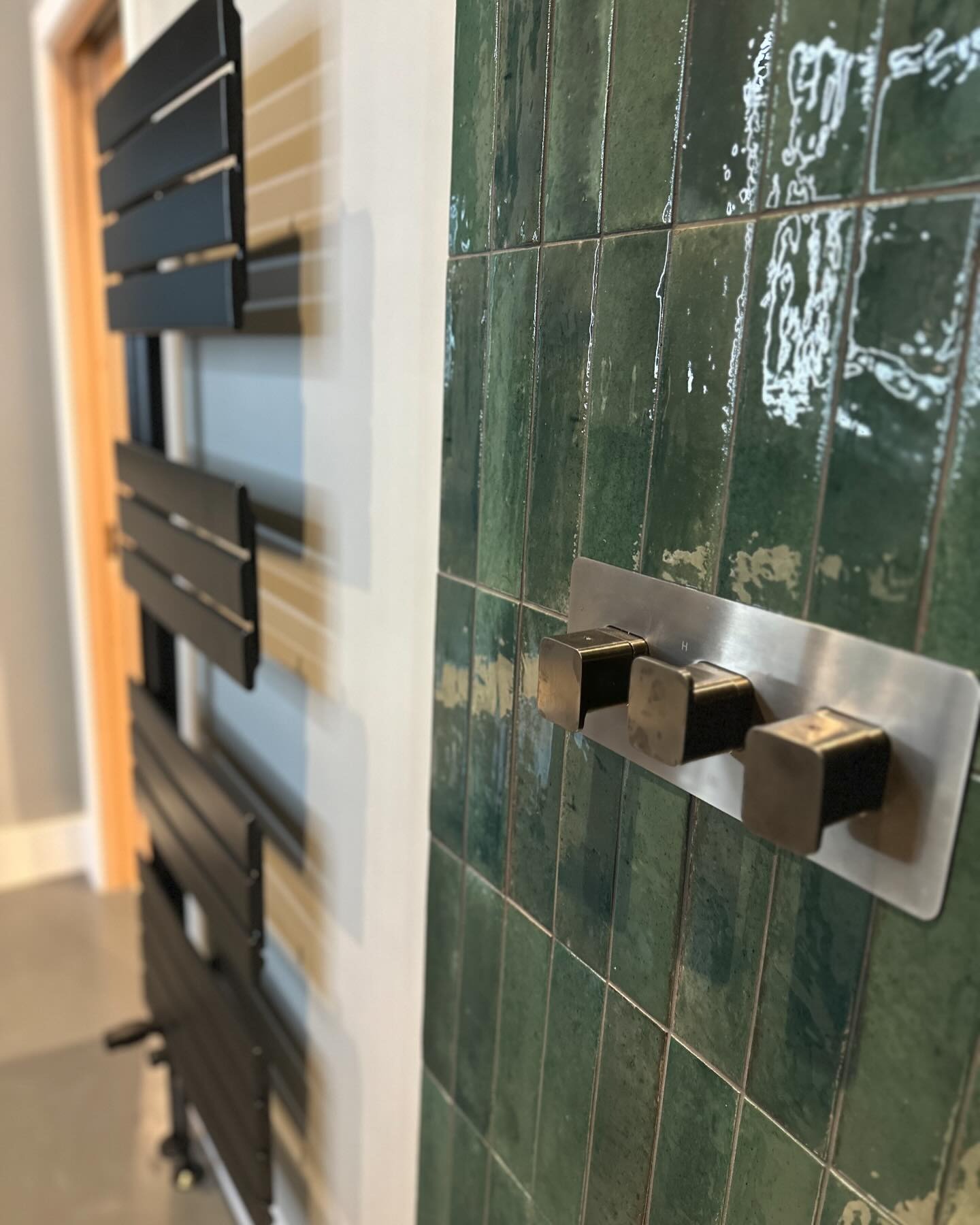 New shower installed