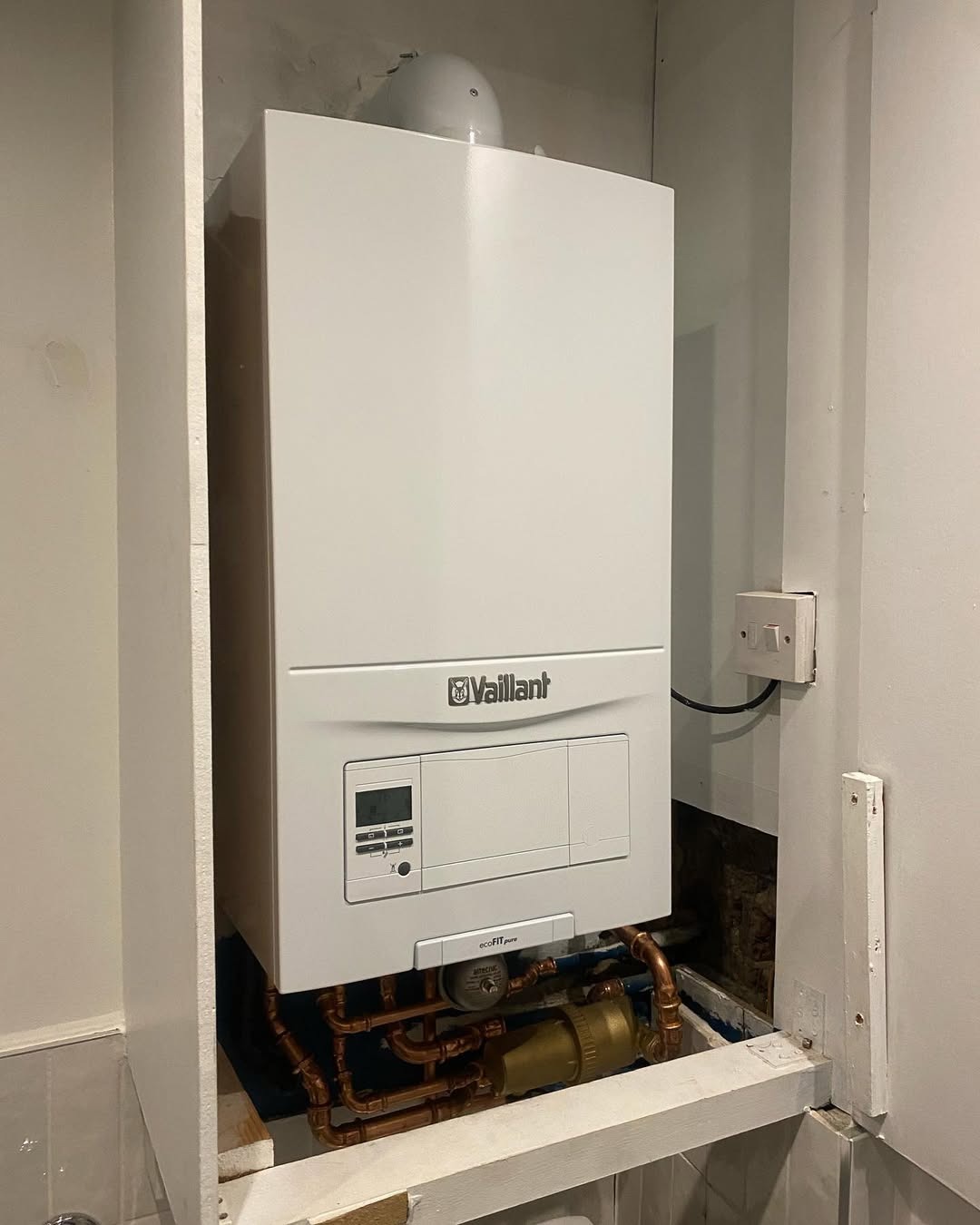 Vaillant boiler installation