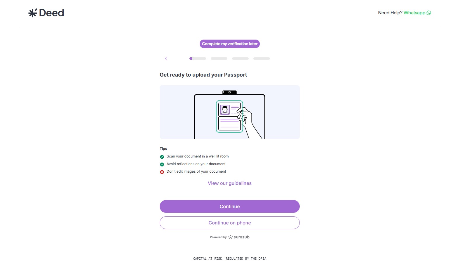 2. Upload Your Photo ID