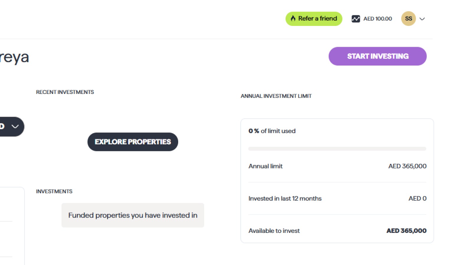 Go to the "Refer a Friend" Section