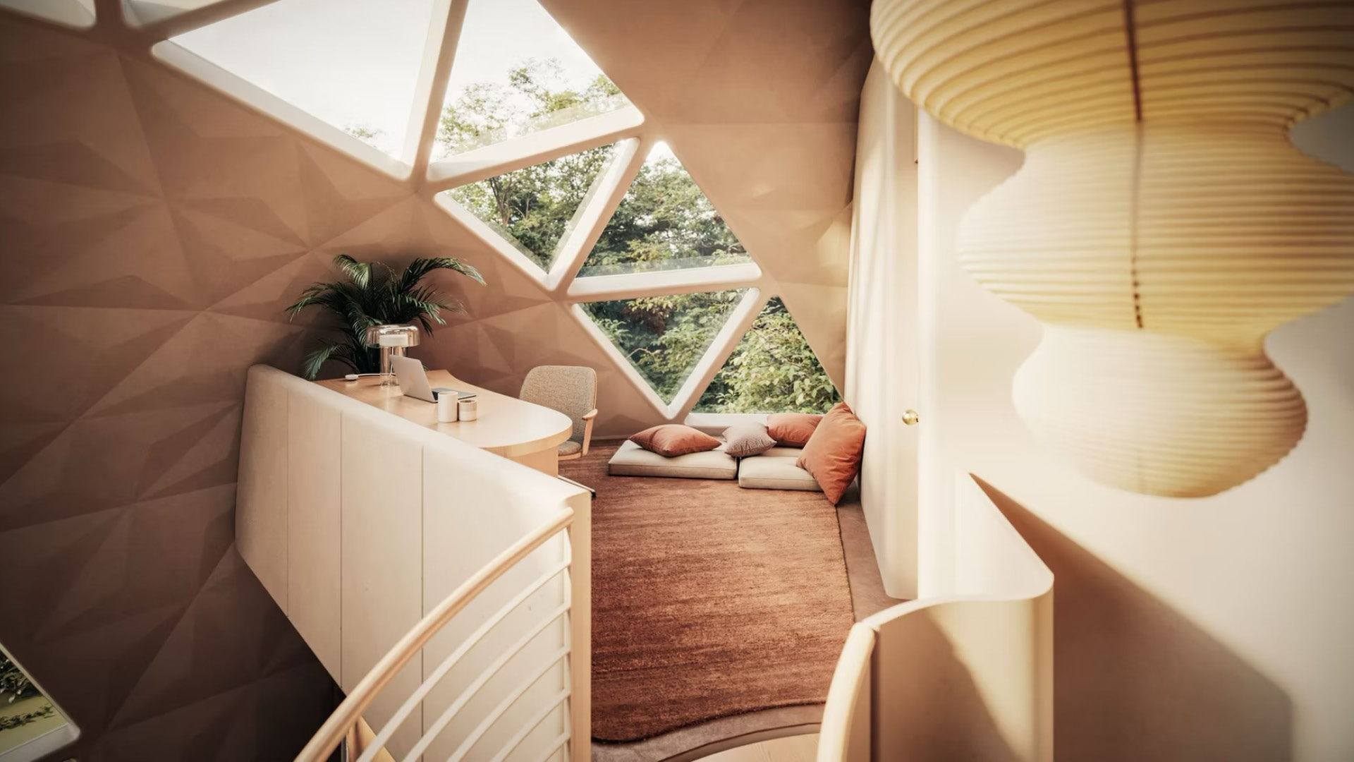 Amma Dome Shaped House by Geoship | ModelTown