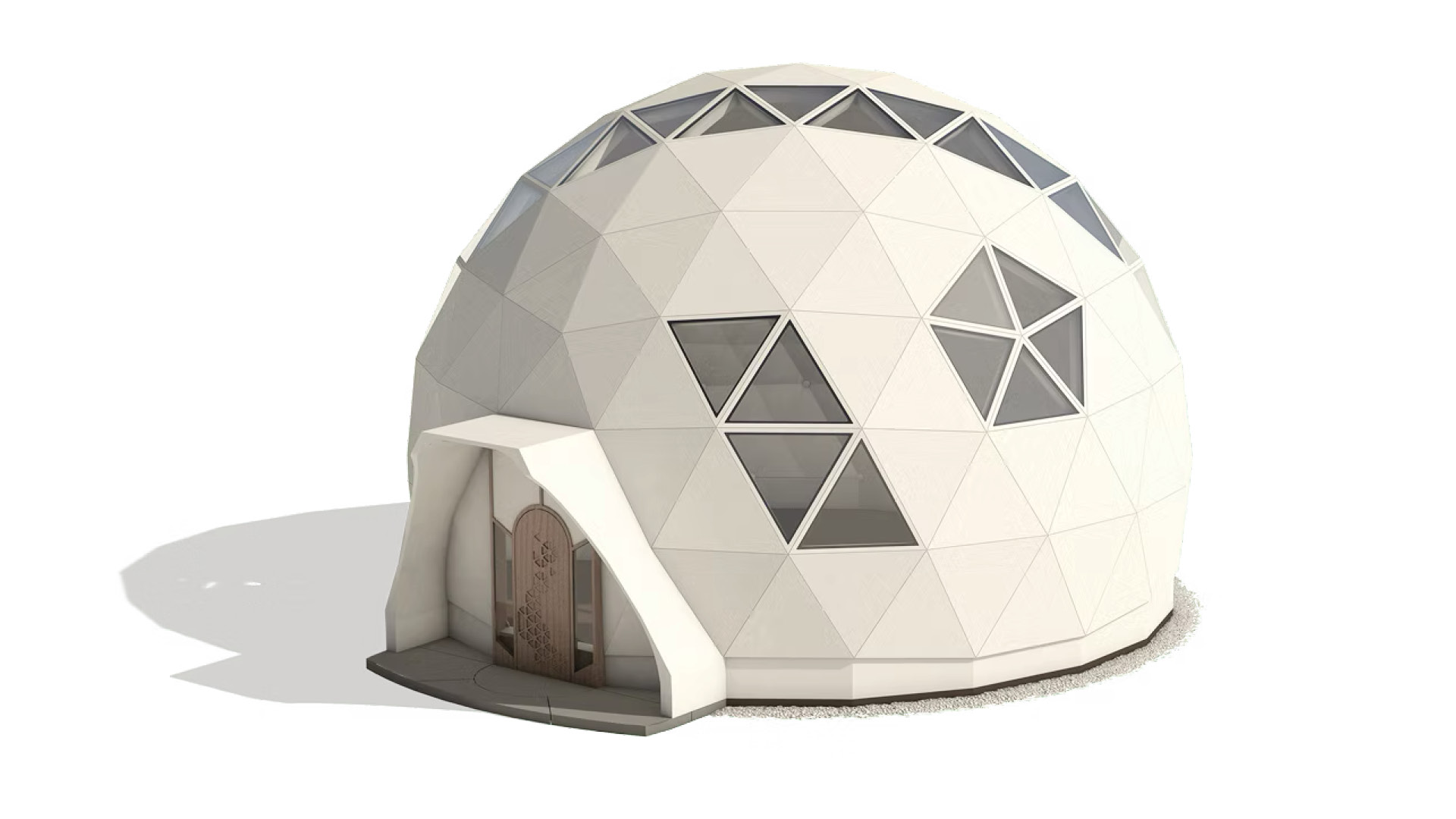 Amma Dome Shaped House by Geoship | ModelTown