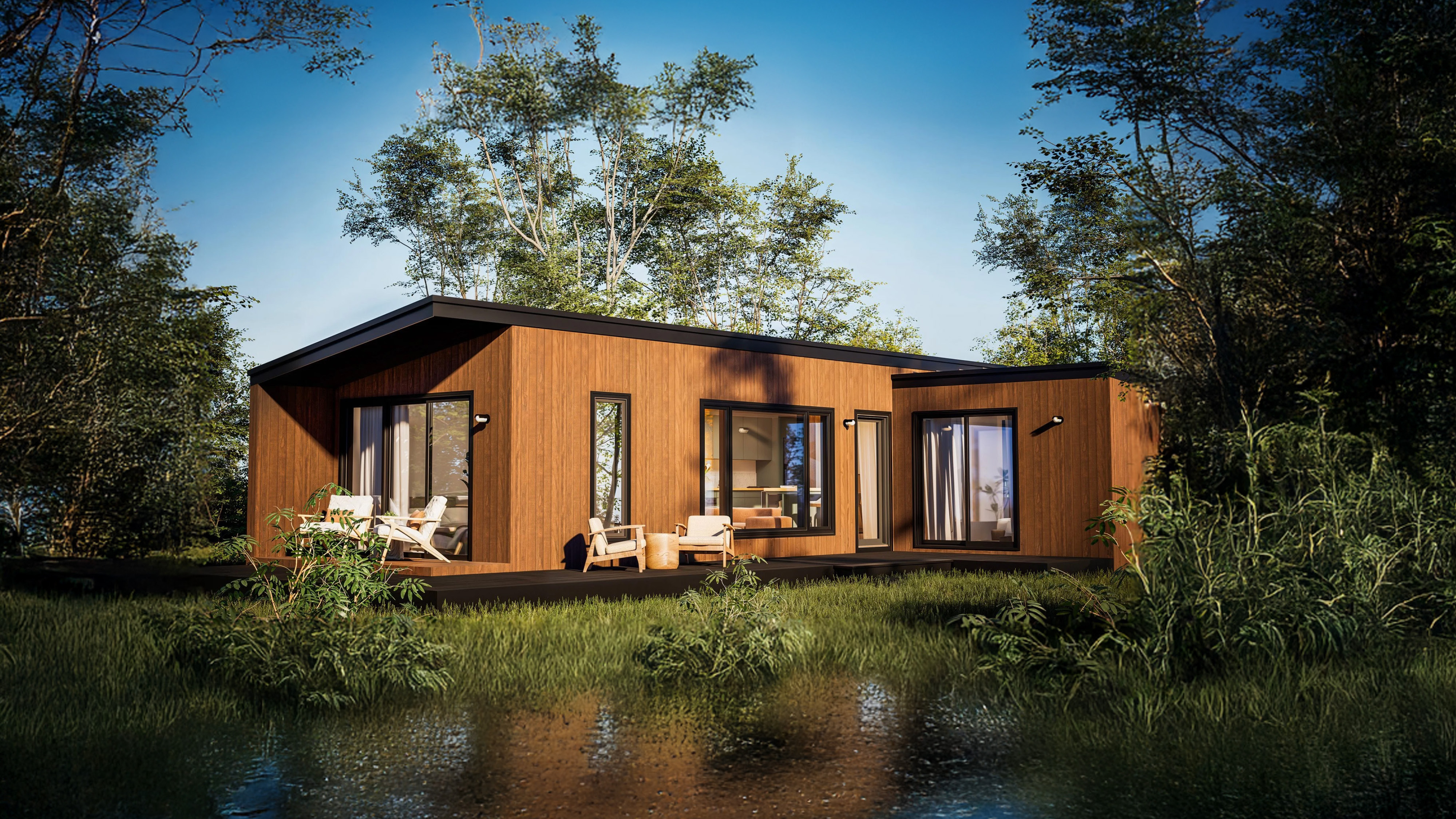 Sage Cabin a Modular Home ADU by Field + Fold | ModelTown