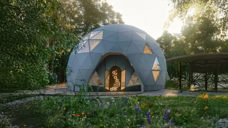 Amma Dome Shaped House by Geoship | ModelTown
