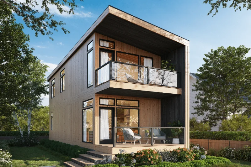 The Walden Stack a Modular Home by Zook Cabins | ModelTown