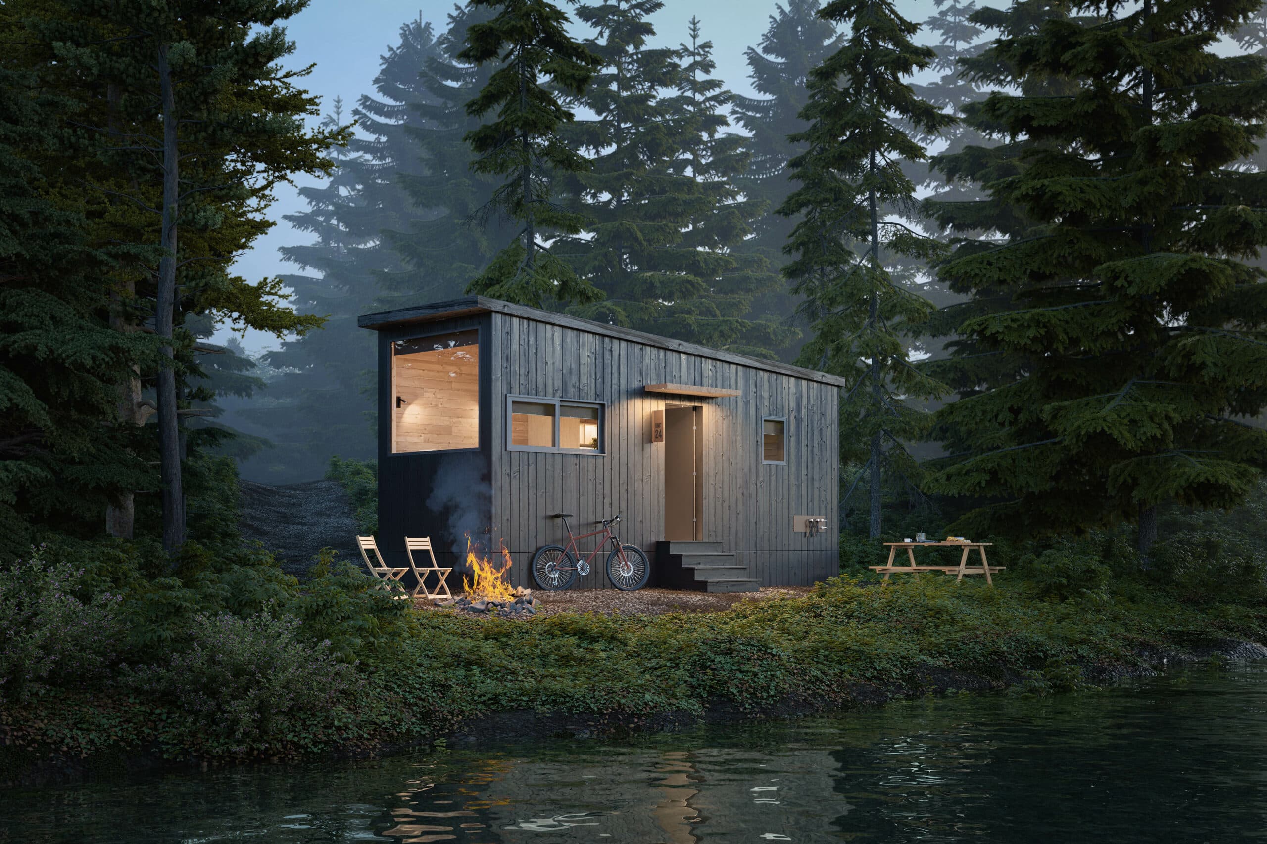 Nook Studio Park Model Tiny Home on Wheels by Zook Cabins | ModelTown