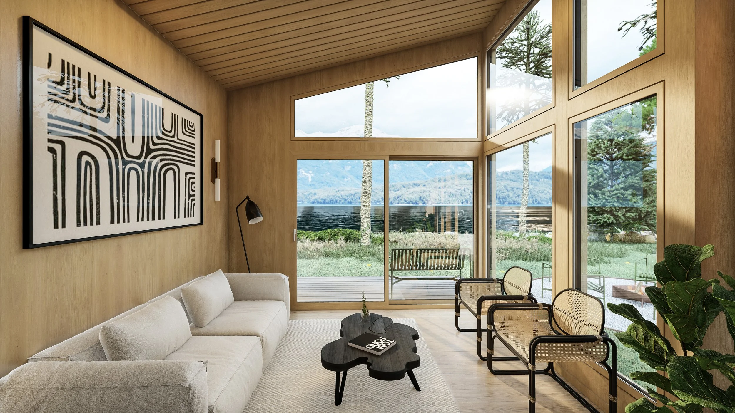 Nanabode The Nest - tiny home plan with sleeping loft, additional angle