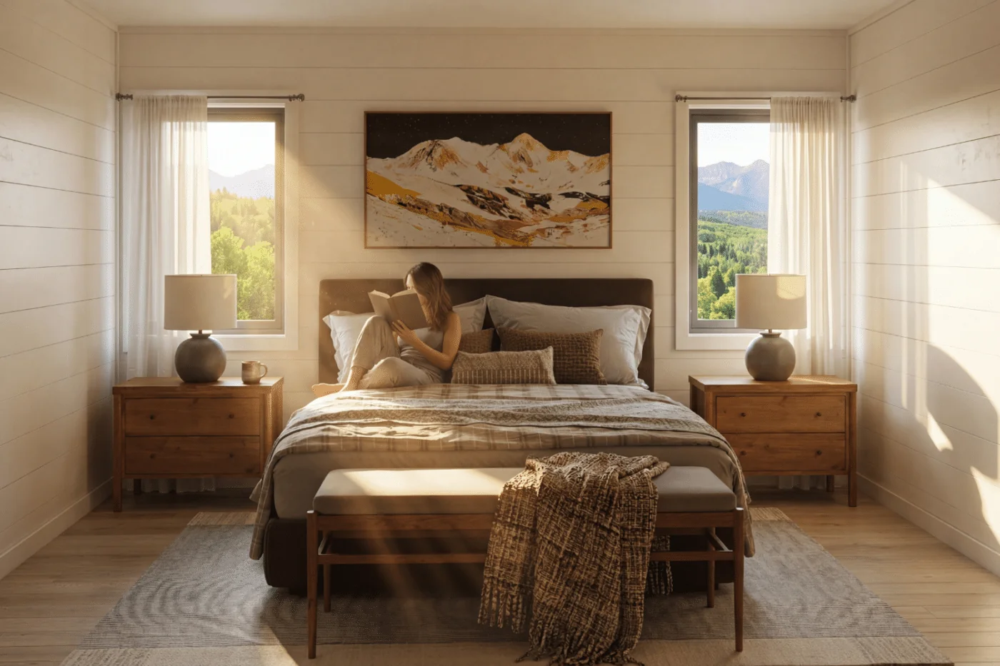 A-Frame Lodge — bedroom